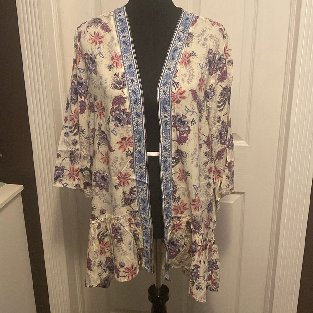 Maurices Women’s Kimono Cardigan sz L NWOT